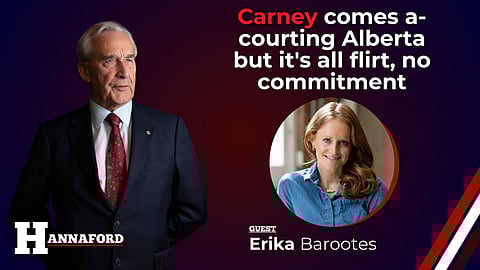 Carney comes a-courting Alberta but it's all flirt, no commitment