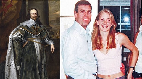 King Charles I and Andrew Mountbatten-Windsor