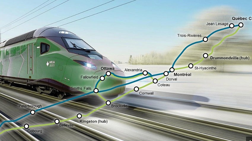 Ottawa seeks financial advisors for $4.3B Toronto–Quebec City high-speed rail project