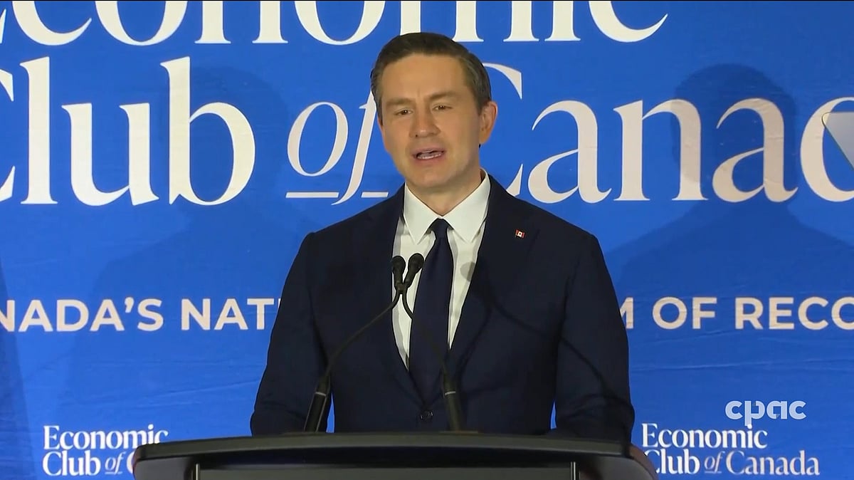WATCH: Poilievre heads to US to push tariff-free trade and promote Canadian energy