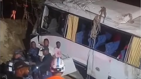 Bus containing tourist crashed in Dominican Republic on notorious 'devils curve' road