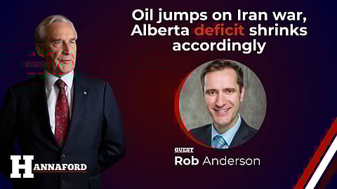 Oil jumps on Iran war, Alberta deficit shrinks accordingly