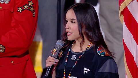 Siksika Nation singer Dilayna Blackhorse. 