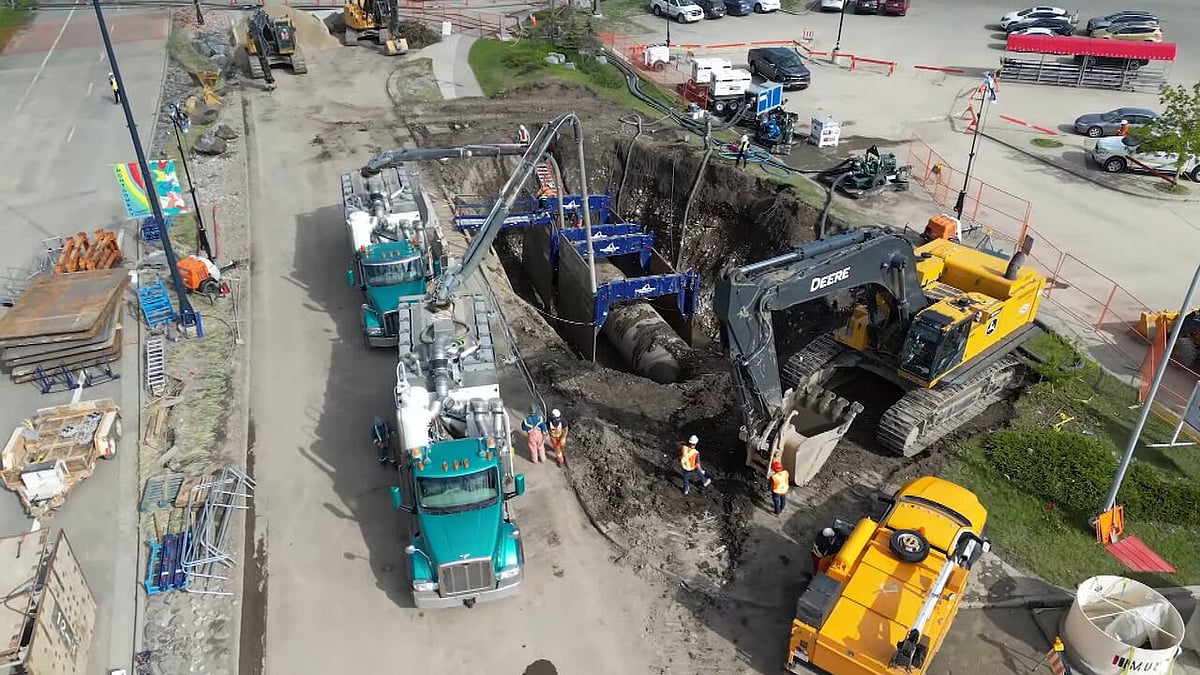 New water pipe break in SW Calgary not related to Bearspaw South Feeder Main work