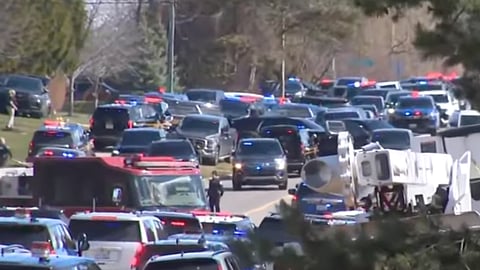 Active shooter scene