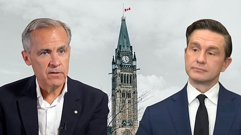 Mark Carney and Pierre Poilievre