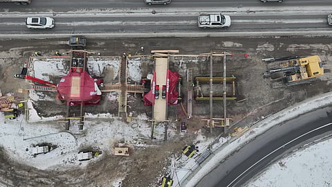 Bearspaw South Feeder Main work