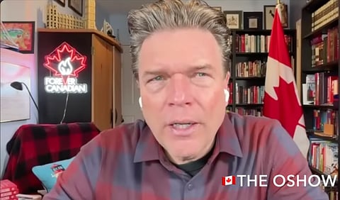 Thomas Łukaszuk appearing on the March 16 episode of The OShow with Laura Babcock. 