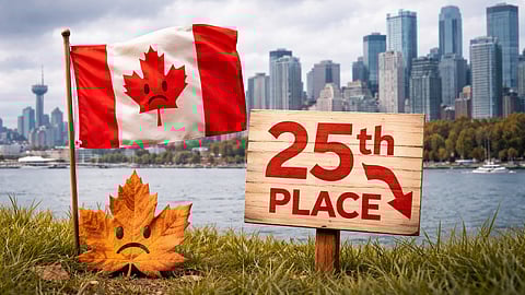 Canada ranked 25th