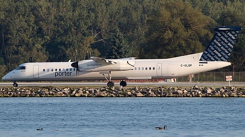 A De Havilland Canada Dash 8 Q400 at Billy Bishop Toronto City Airport