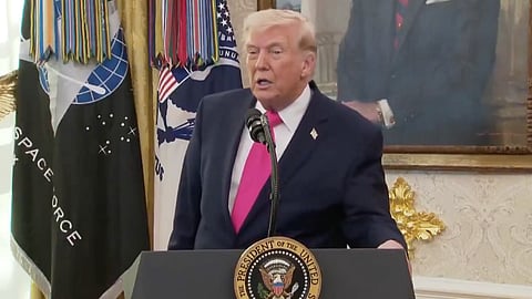 US President Donald Trump said Tuesday that Iran has offered Washington a “present” related to oil and gas, as a show of good faith in ongoing negotiations over the Middle Eastern conflict.