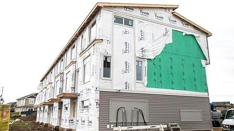 New multi-family development under construction