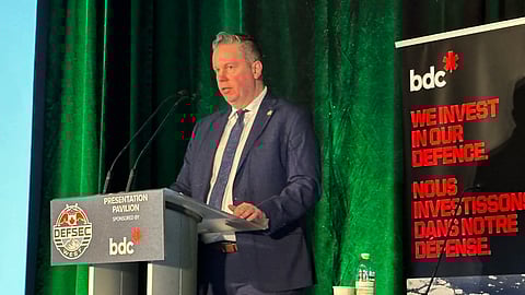 Dale Unrau, Executive Director of Industry and Defence Strategy for the Government of Alberta.