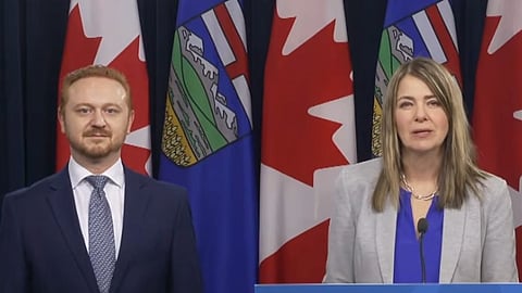 Mickey Amery and Premier danielle Smith