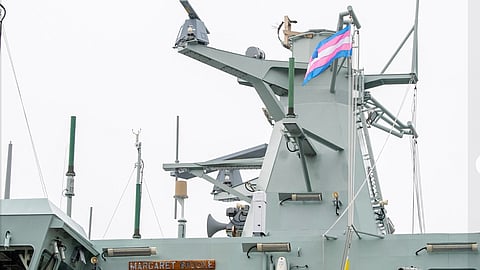 Canadian navy base flies trans flag stating 'hateful online conduct' may be subject to 'criminal justice process'