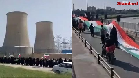 Iranian officials are urging civilians — including young people and students — to form human chains around key infrastructure as fears grow of imminent US-led strikes tied to a standoff over the Strait of Hormuz.