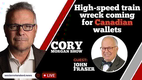 High-speed train wreck coming for Canadian wallets