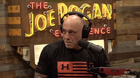 Podcaster Joe Rogan in episode 2478 of the Joe Rogan Experience with Theo Von as a guest. 