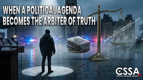 When a political agenda becomes the arbiter of truth
