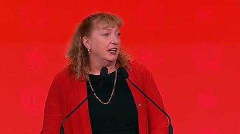 Former Tory MJP Marilyn Gladu at the Liberal convention
