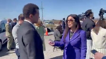 Caroline Barghout launched into a heated on-camera confrontation with Pierre Poilievre’s press secretary Maal Teng-yang