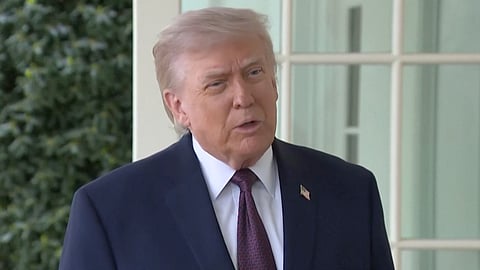 US President Donald Trump 