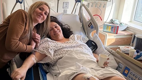 Air Canada flight attendant Solange Tremblay gives an update on her recovery after being ejected from the plane during crash at LaGuardia Airport