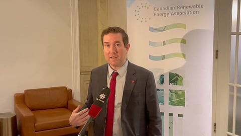 Liberal MP Corey Hogan at the Energy Storage Alberta Summit