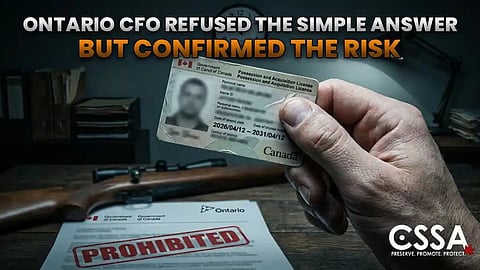 Ontario’s Chief Firearms Officer refused the simple answer, but confirmed the risk