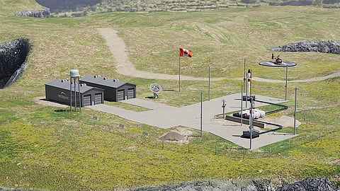 Renderings of potential spaceport in Newfoundland