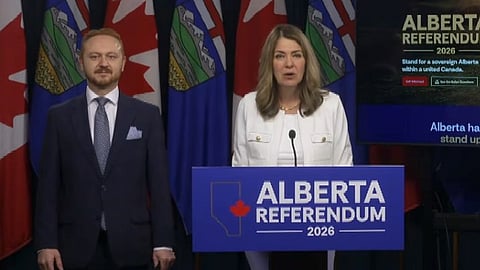 Mickey Amery and Danielle Smith