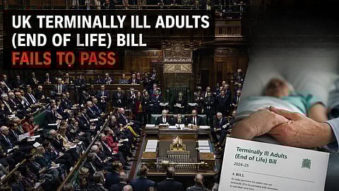 UK assisted dying bill fails