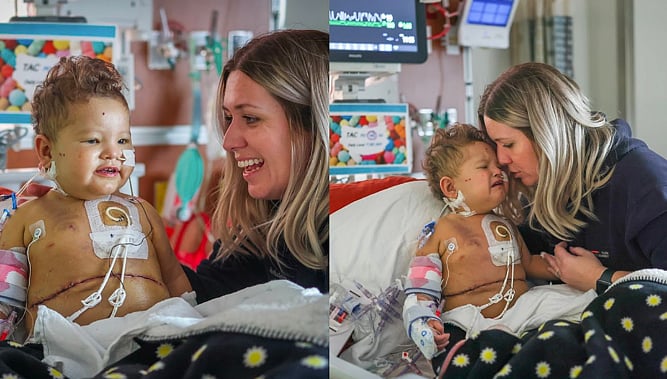 MEDICAL MIRACLE: Family friend’s liver donation saves Airdrie toddler in life-saving transplant surgery