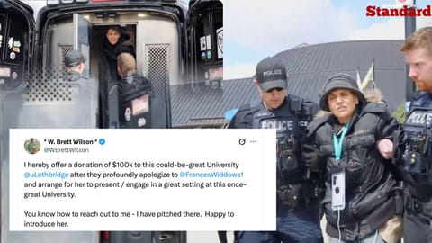 Frances Widdowson, Brett Wilson tweet