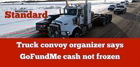 Truck convoy organizer says GoFundMe cash not frozen