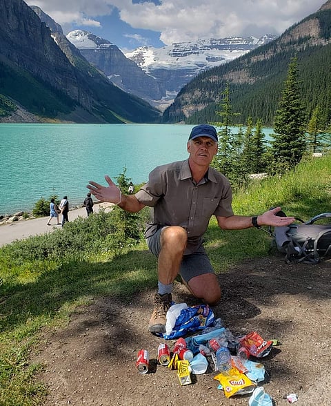 Mountain guide trashes Alberta litterbugs