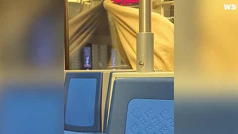 Woman and man get it on on LRT train in Edmonton