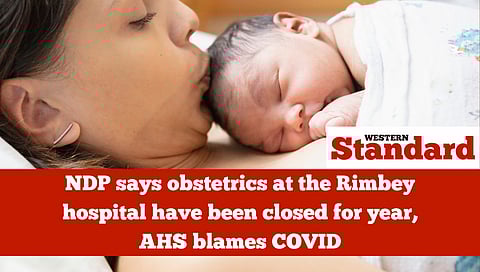 NDP says obstetrics at rural hospital have been closed for a year, AHS blames COVID