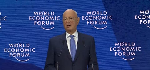 'The future is built by us' says Klaus Schwab at annual WEF meeting