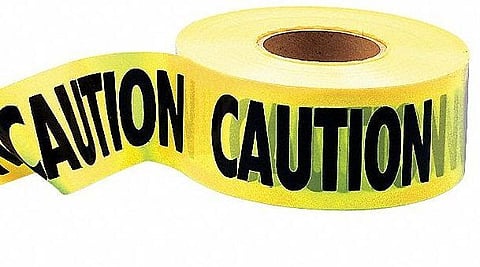 Yellow tape breaches red tape law, alleges lawsuit