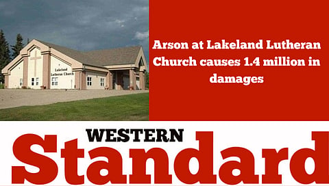 Arson at Lakeland Lutheran Church causes $1.4 million in damages