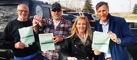 Maxime Bernier gets COVID ticket in Regina