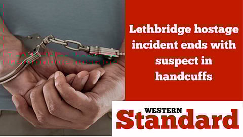 Lethbridge hostage incident ends with suspect in handcuffs