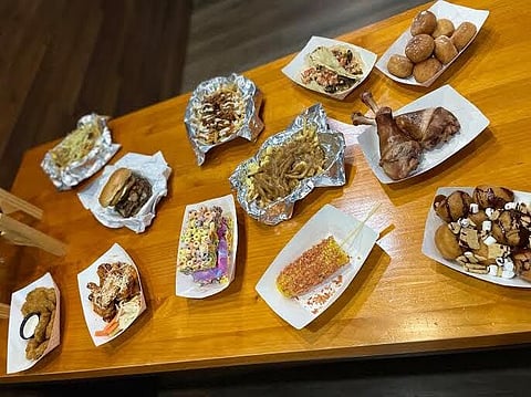 Stampede starting – let the eating commence