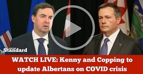 WATCH LIVE: Kenney and Copping to update Albertans on COVID crisis