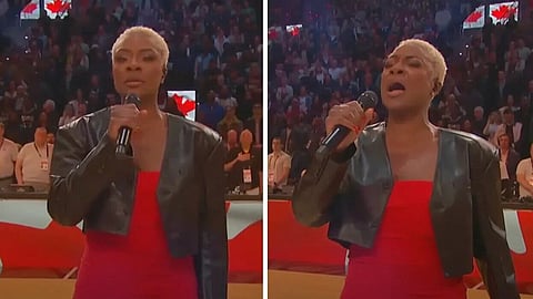WATCH: Ontario singer changes lyrics to ‘O Canada’ at NBA All Star Game to acknowledge indigenous people