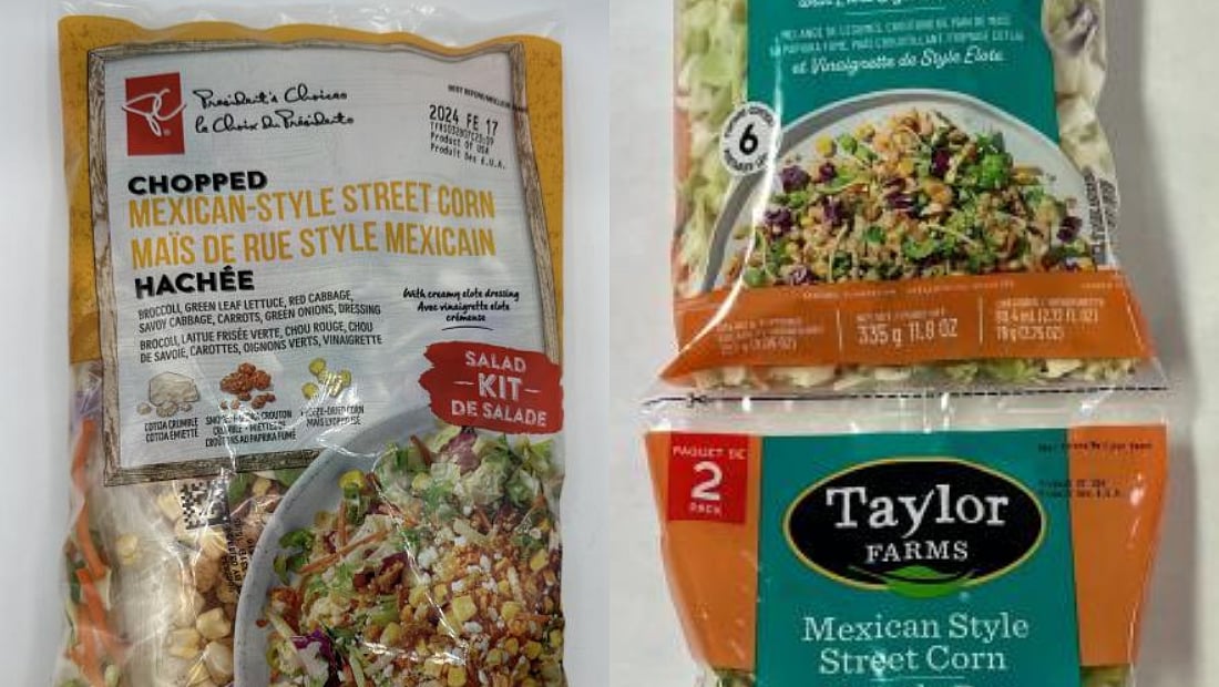 President’s Choice, Taylor Farms salad kits recalled over Listeria concerns