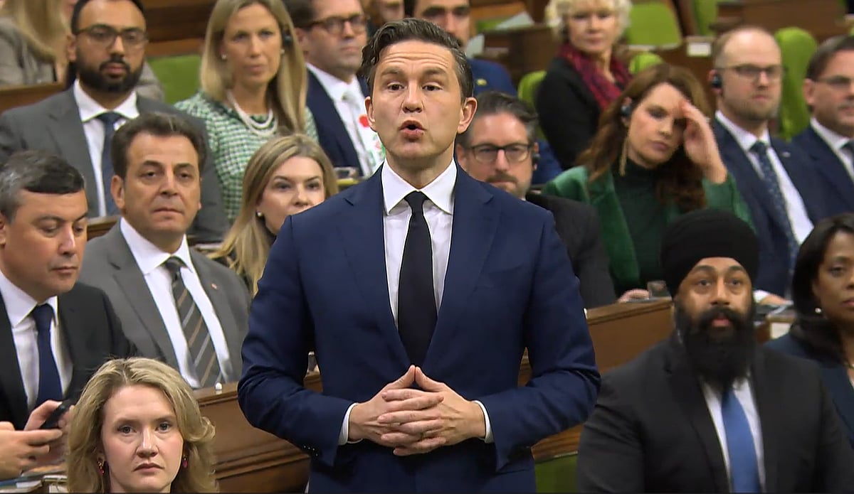 WATCH: Poilievre demands to know 'who is our finance minister'