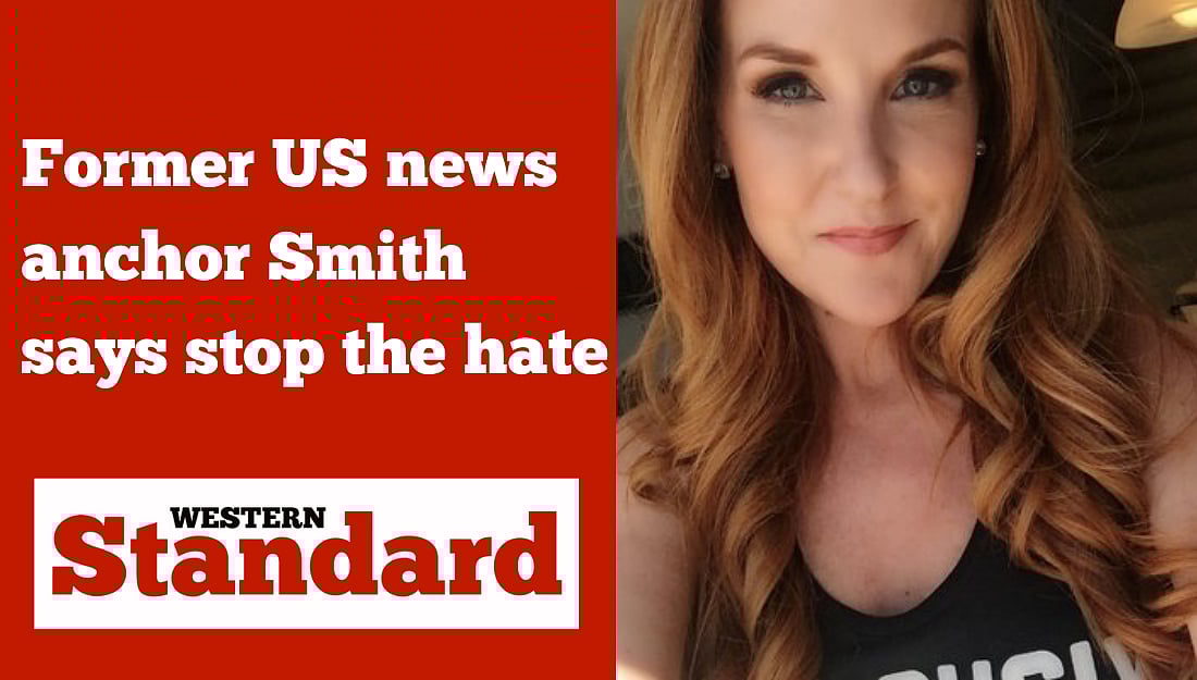 Former US news anchor Smith says stop the hate