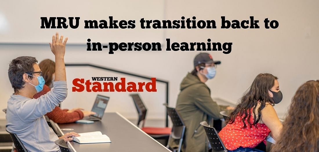 MRU bringing students back to class — with threelayer masks